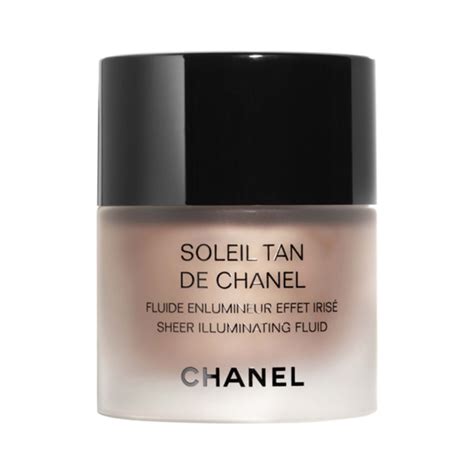 chanel soleil tan de chanel sheer illuminating fluid sunkissed 30ml|chanel soleil tan bronzing makeup.